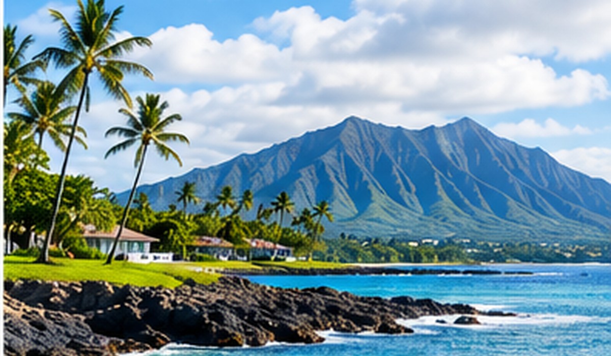 Hawaii coastal scenery